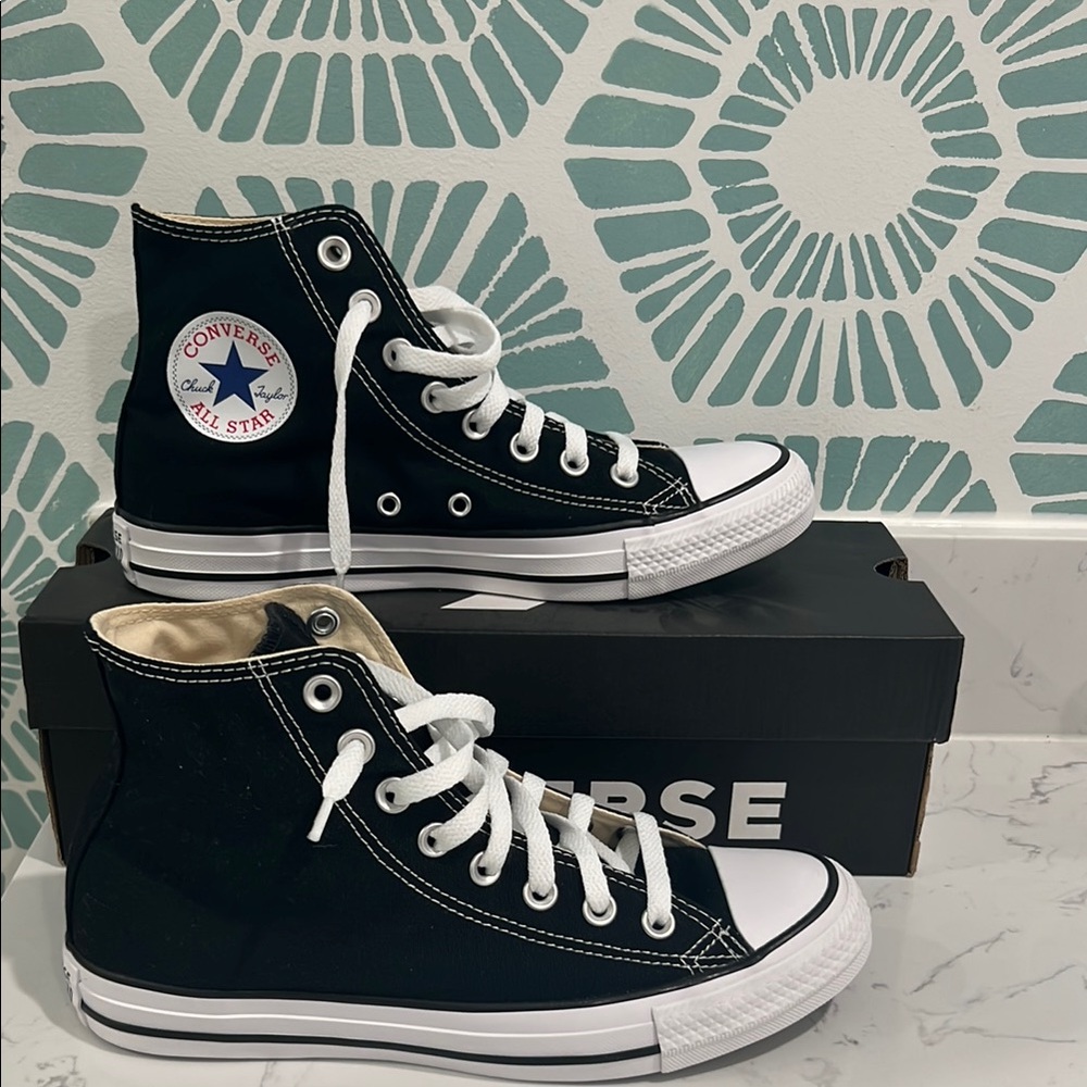 Converse Black High-Top Sneakers - Picture 2 of 3